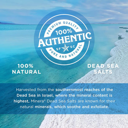 Dead Sea Salt, 100% Pure & Natural, 19 Lbs. Fine Grain (0-1.7 Mm) Bulk Bag, Easily Dissolving Dead Sea Salts for Soaking & Bathing, Skin Nourishing Fine Sea Salt, Unscented